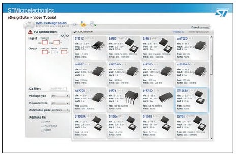 eDesignSuite® – Návrhový systém od společnosti STMicroelectronics® 2